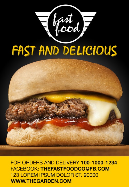 Product picture Fast Food Flyer Template